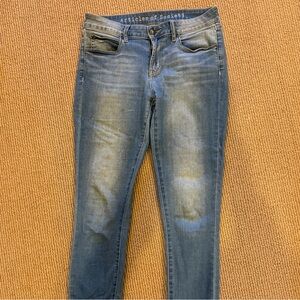 Articles of Society light wash blue skinny jeans, size 27